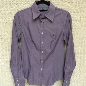 United Colors of Benetton L/S Shirt, Pinstripe, S